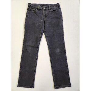 Levis The Original Jean Women 10M Dark Wash Denim Black Mid Rise Skinny